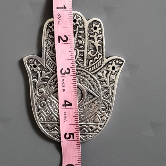 Hamsa Metal Cone & Incenses Holder (New) - Picture 3 of 3